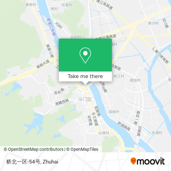 桥北一区-54号 map