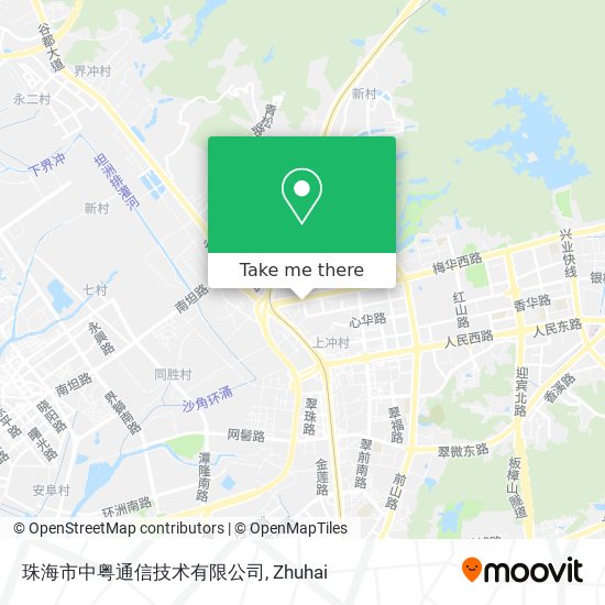 珠海市中粤通信技术有限公司 map