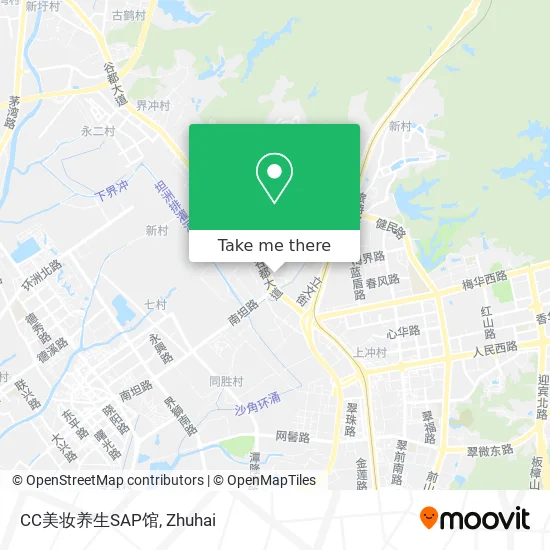 CC美妆养生SAP馆 map