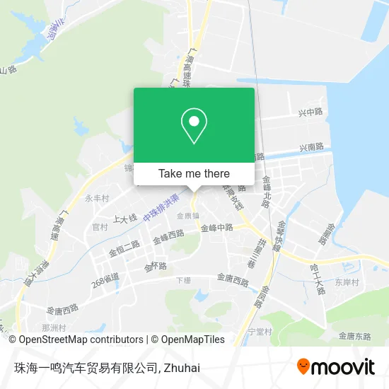 珠海一鸣汽车贸易有限公司 map