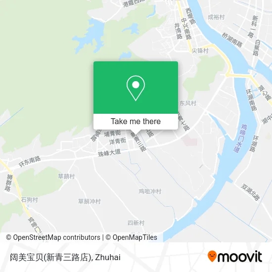 阔美宝贝(新青三路店) map
