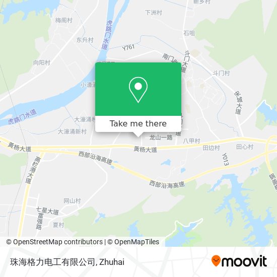 珠海格力电工有限公司 map