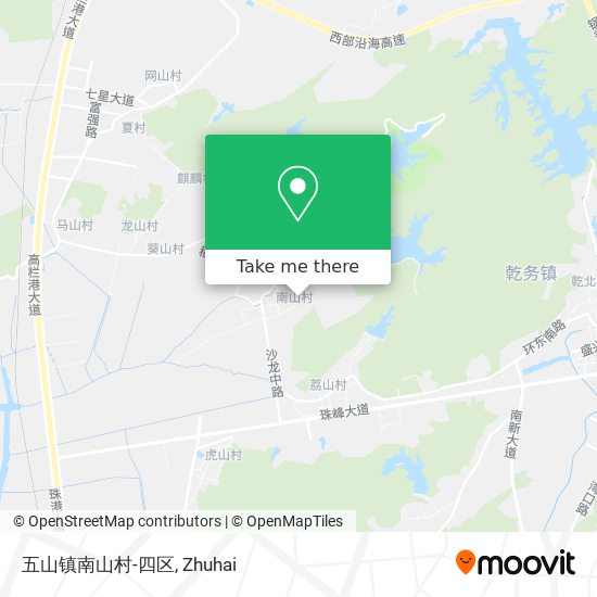 五山镇南山村-四区 map
