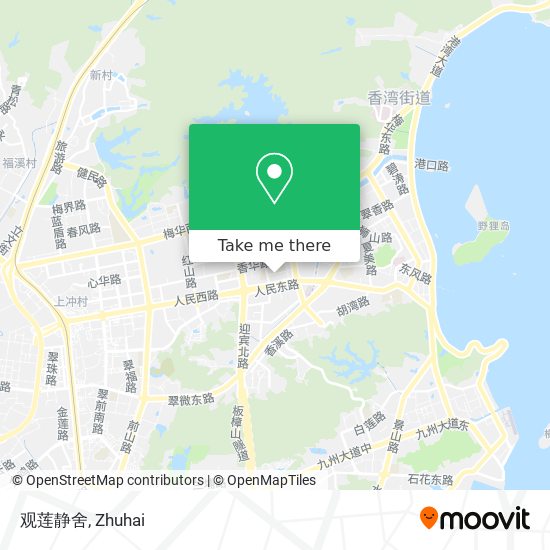 观莲静舍 map