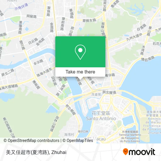 美又佳超市(夏湾路) map