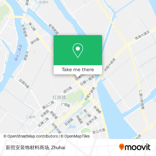 新照安装饰材料商场 map