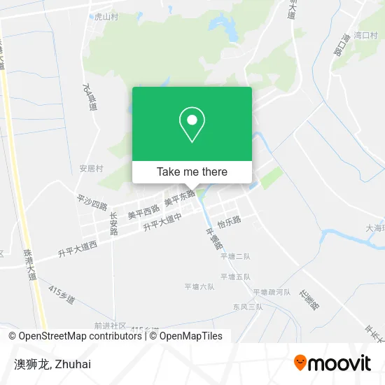 澳狮龙 map