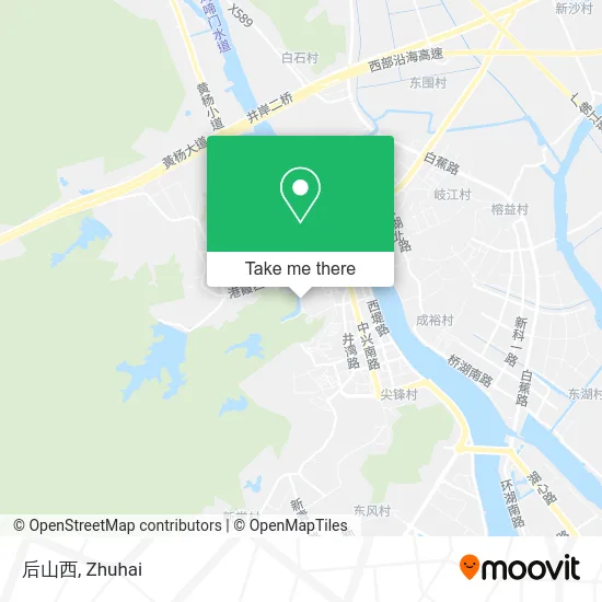 后山西 map