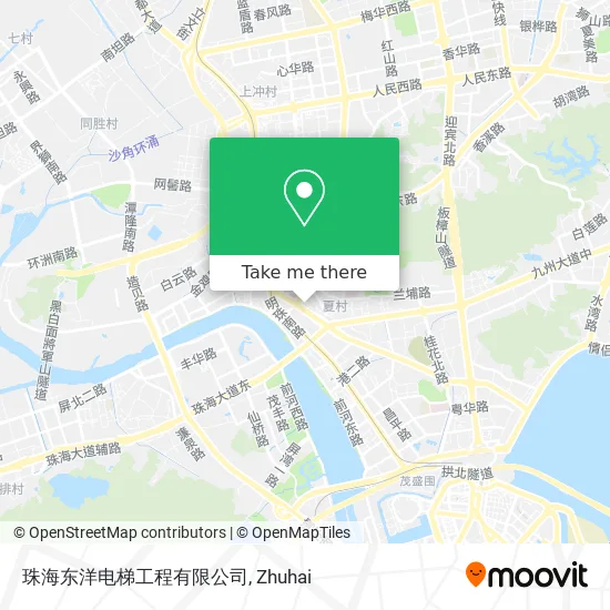 珠海东洋电梯工程有限公司 map