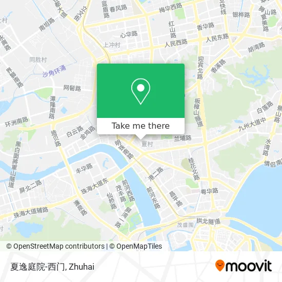夏逸庭院-西门 map
