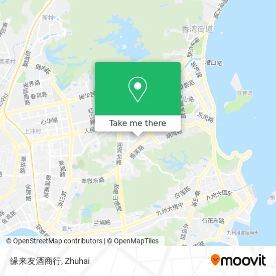 缘来友酒商行 map