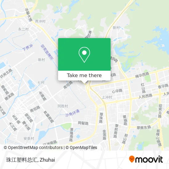 珠江塑料总汇 map