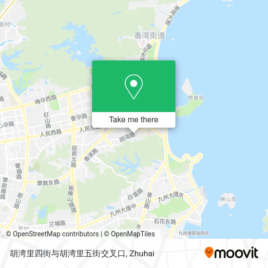 胡湾里四街与胡湾里五街交叉口 map