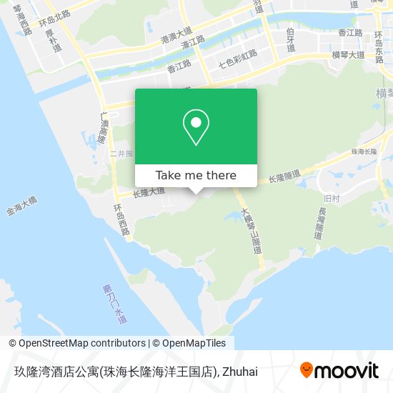 玖隆湾酒店公寓(珠海长隆海洋王国店) map