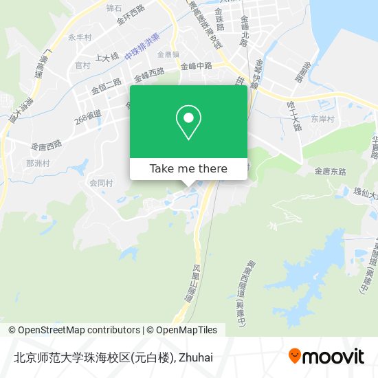 北京师范大学珠海校区(元白楼) map