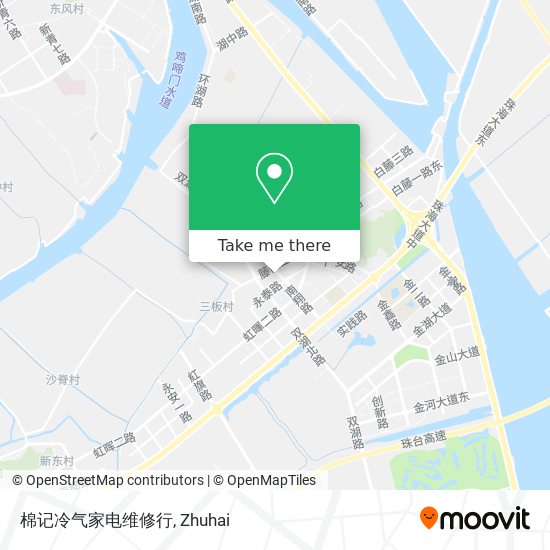 棉记冷气家电维修行 map