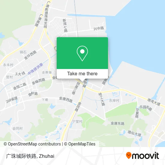 广珠城际铁路 map