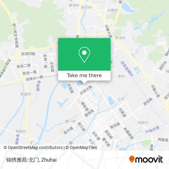 锦绣雅苑-北门 map