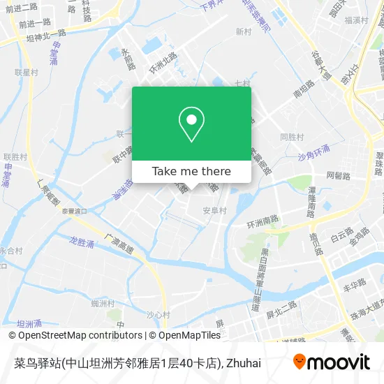 菜鸟驿站(中山坦洲芳邻雅居1层40卡店) map