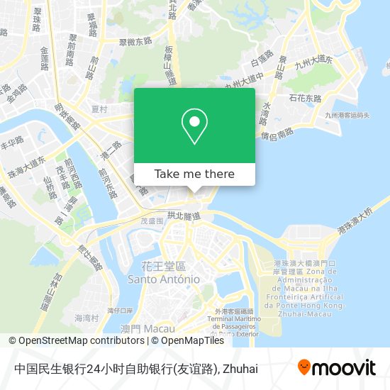 中国民生银行24小时自助银行(友谊路) map