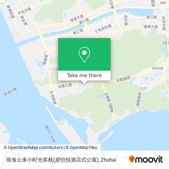 珠海云来小时光客栈(原恺悦酒店式公寓) map