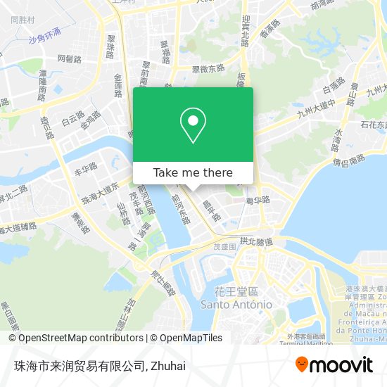 珠海市来润贸易有限公司 map