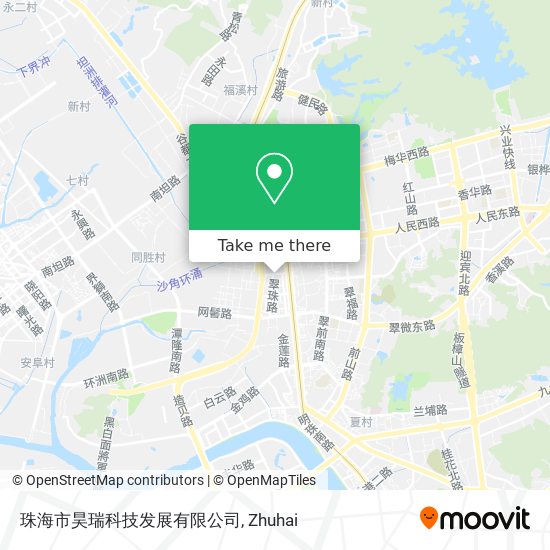 珠海市昊瑞科技发展有限公司 map