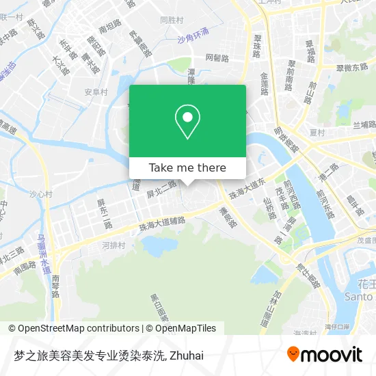梦之旅美容美发专业烫染泰洗 map
