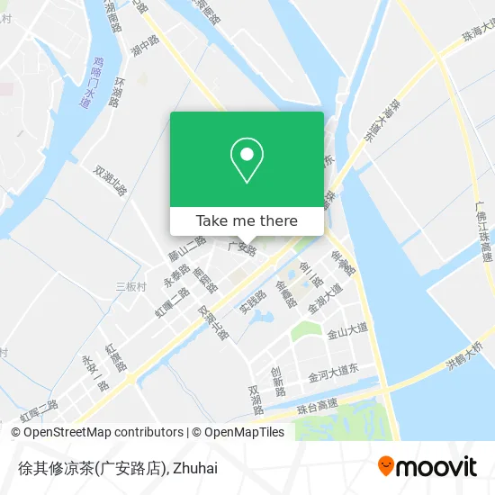 徐其修凉茶(广安路店) map