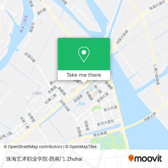 珠海艺术职业学院-西南门 map