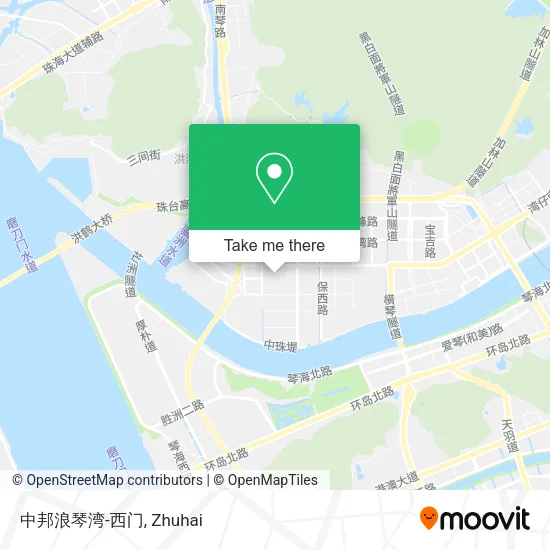 中邦浪琴湾-西门 map