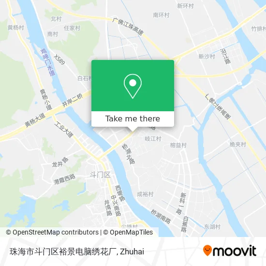 珠海市斗门区裕景电脑绣花厂 map