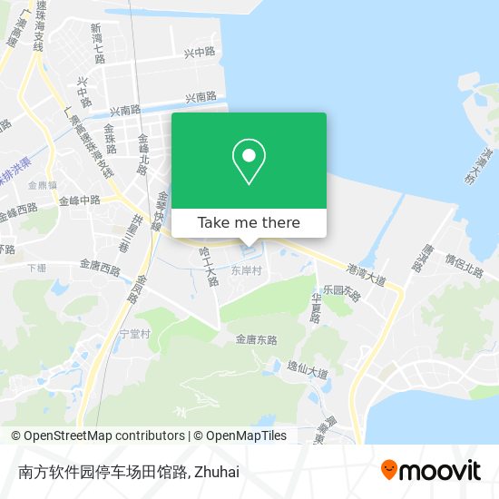 南方软件园停车场田馆路 map