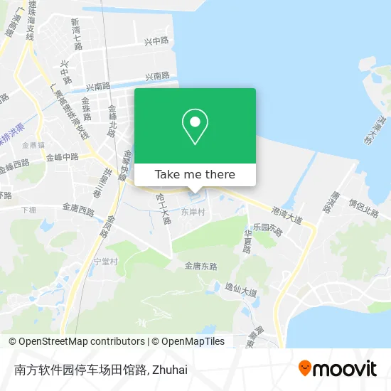 南方软件园停车场田馆路 map