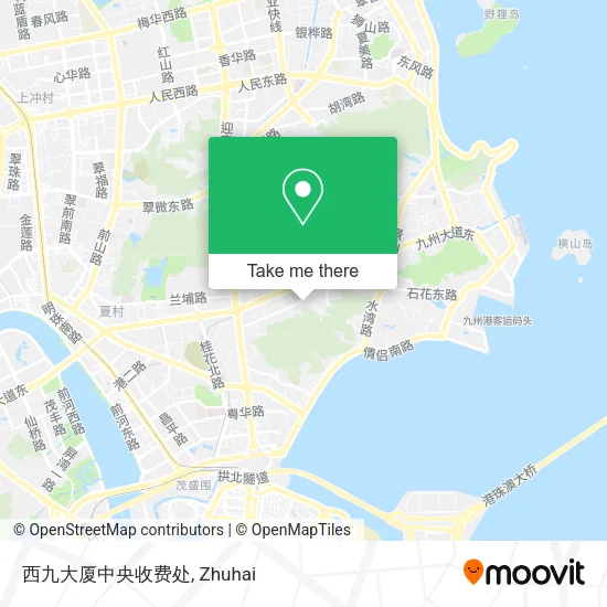 西九大厦中央收费处 map