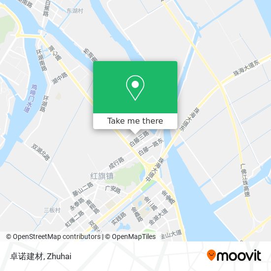 卓诺建材 map