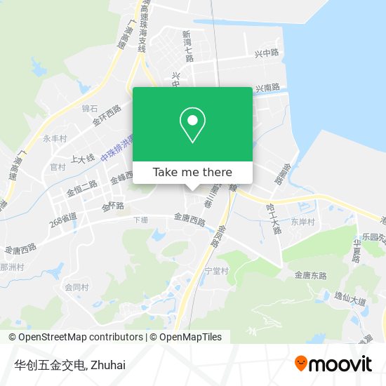 华创五金交电 map