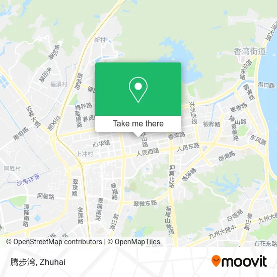 腾步湾 map