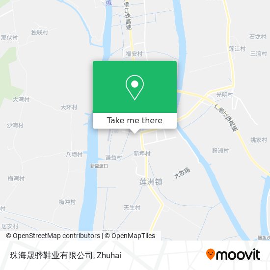 珠海晟骅鞋业有限公司 map