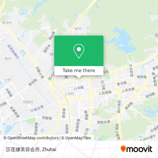 莎莲娜美容会所 map