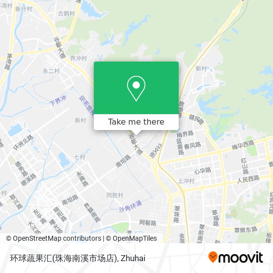 环球蔬果汇(珠海南溪市场店) map