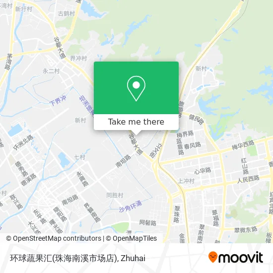 环球蔬果汇(珠海南溪市场店) map