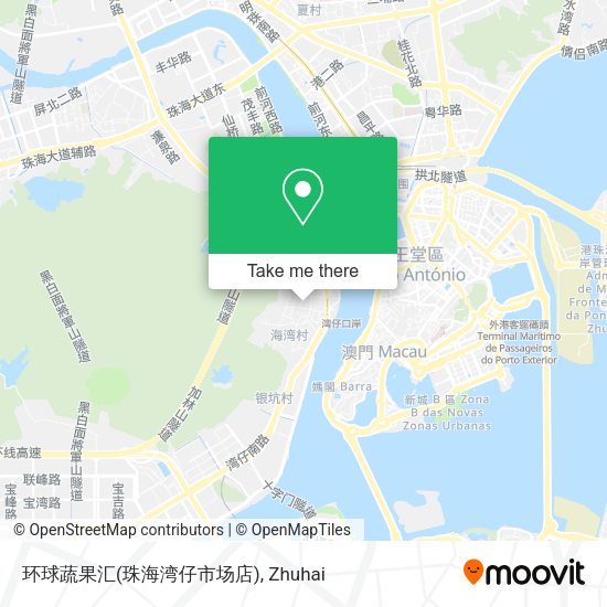 环球蔬果汇(珠海湾仔市场店) map