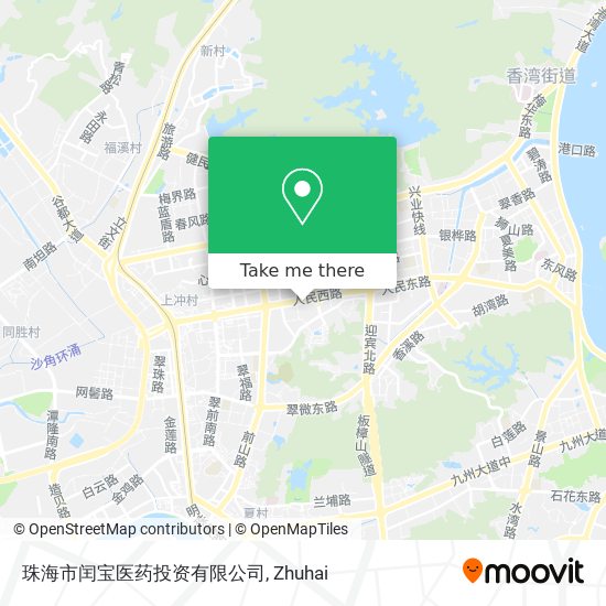 珠海市闰宝医药投资有限公司 map