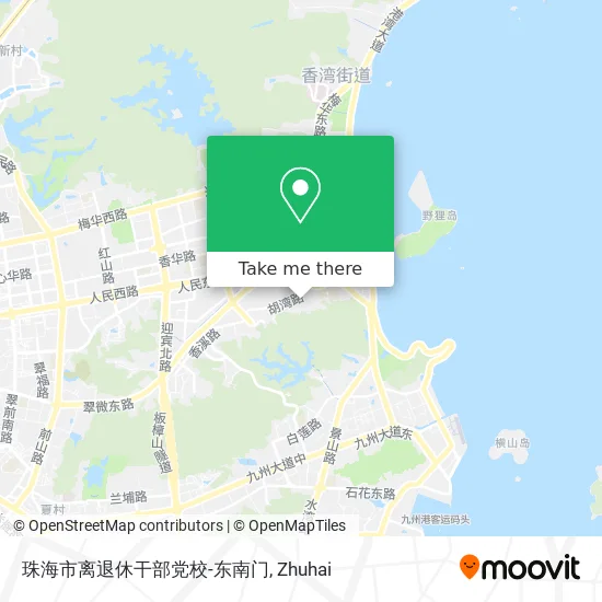 珠海市离退休干部党校-东南门 map