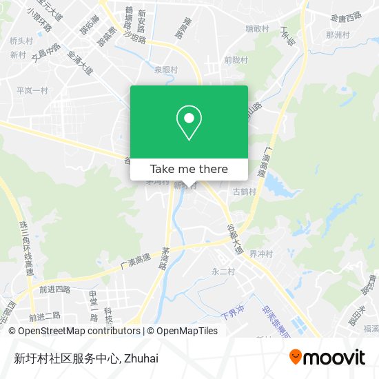 新圩村社区服务中心 map