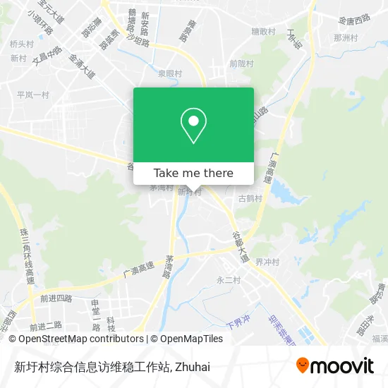 新圩村综合信息访维稳工作站 map