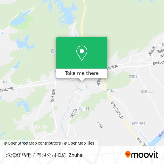 珠海红马电子有限公司-D栋 map