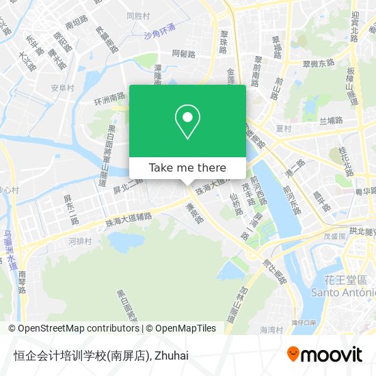 恒企会计培训学校(南屏店) map