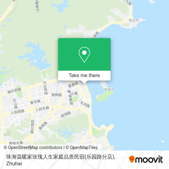 珠海温暖家玫瑰人生家庭品质民宿(乐园路分店) map
